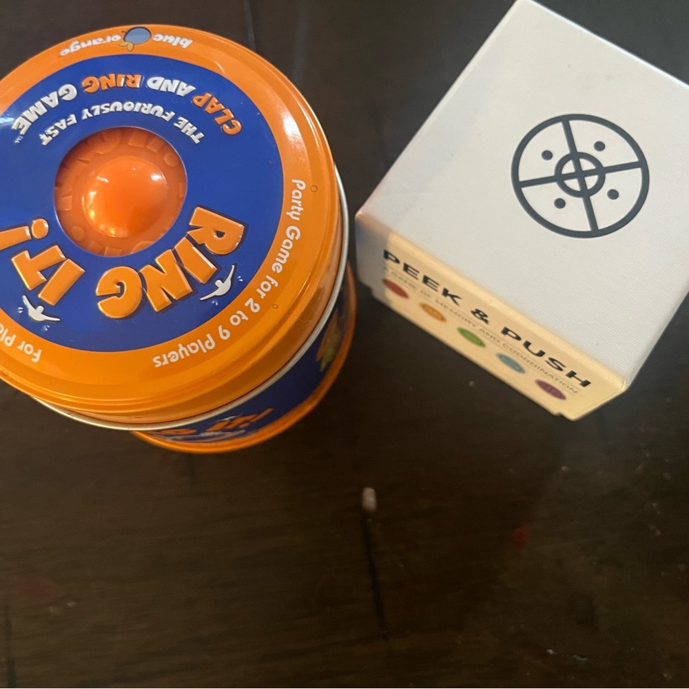 Ring It! Party Game and Peek & Push game